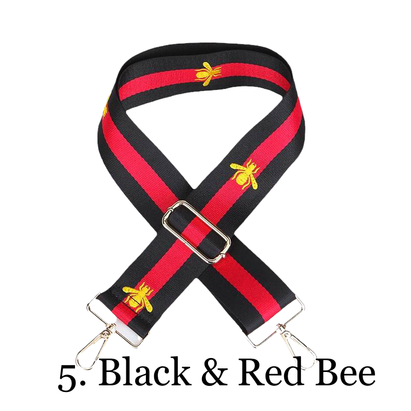 The James | Clear with Brown Trim Sling Bag - Pick Your Strap