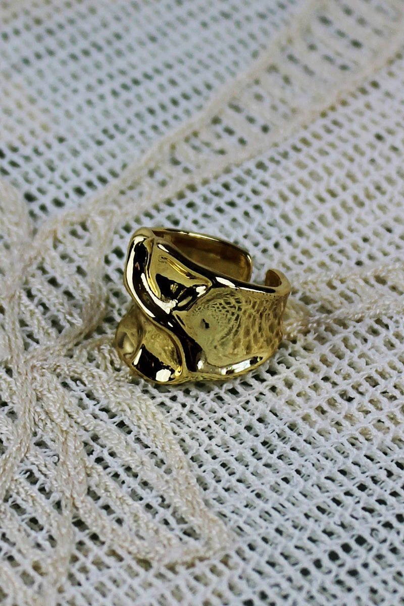 Asymmetric Nugget Rings – Minimalist Luxury Stackables ⚖️✨