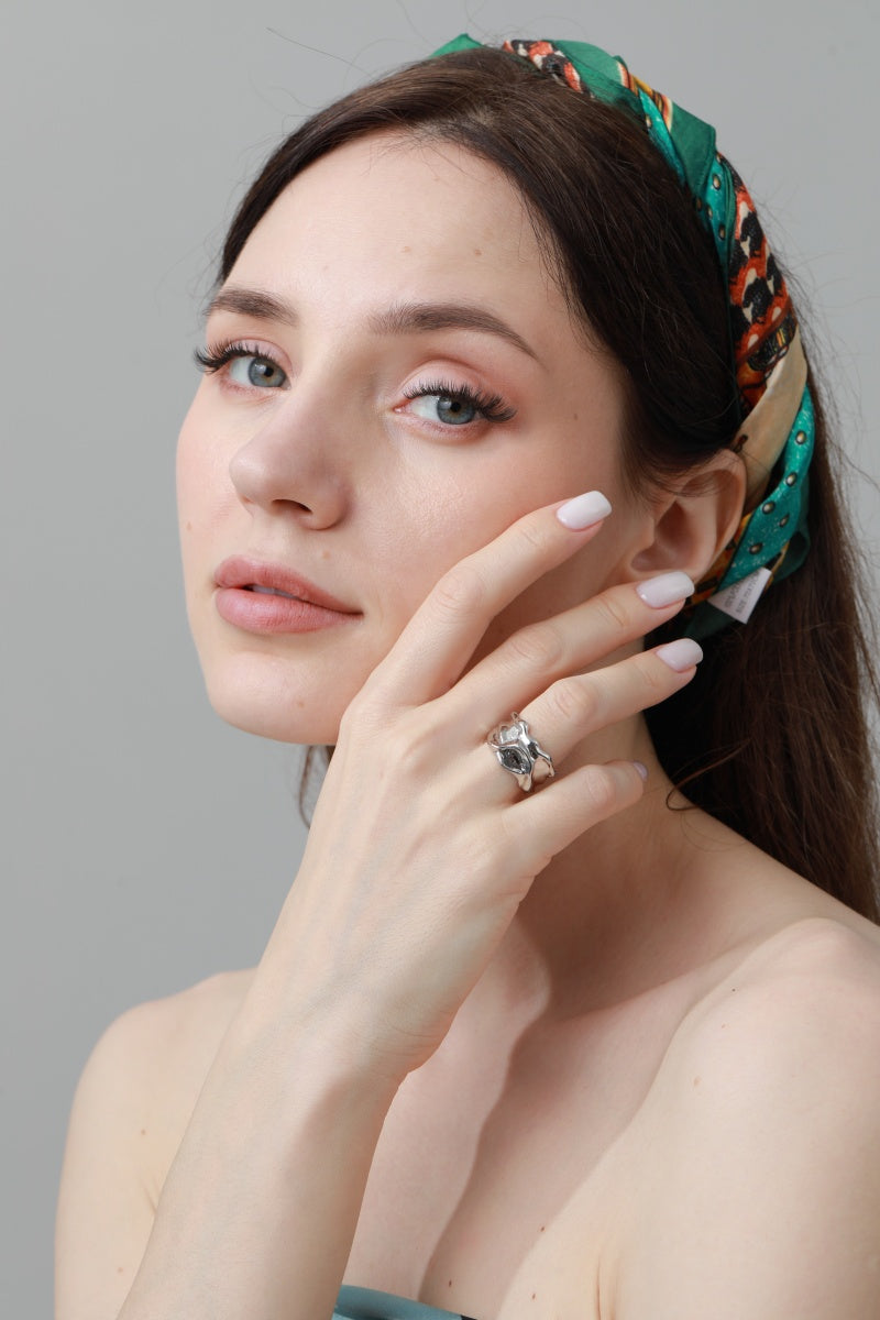 Luxe Asymmetrical Nugget Rings – Minimalist Open-Band Jewelry 🌟⛓️