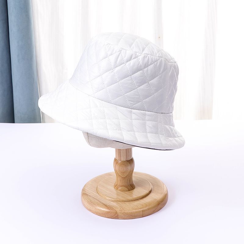 Autumn And Winter British Fashion Down Jacket Cotton Outdoor Minimalist Diamond Hat
