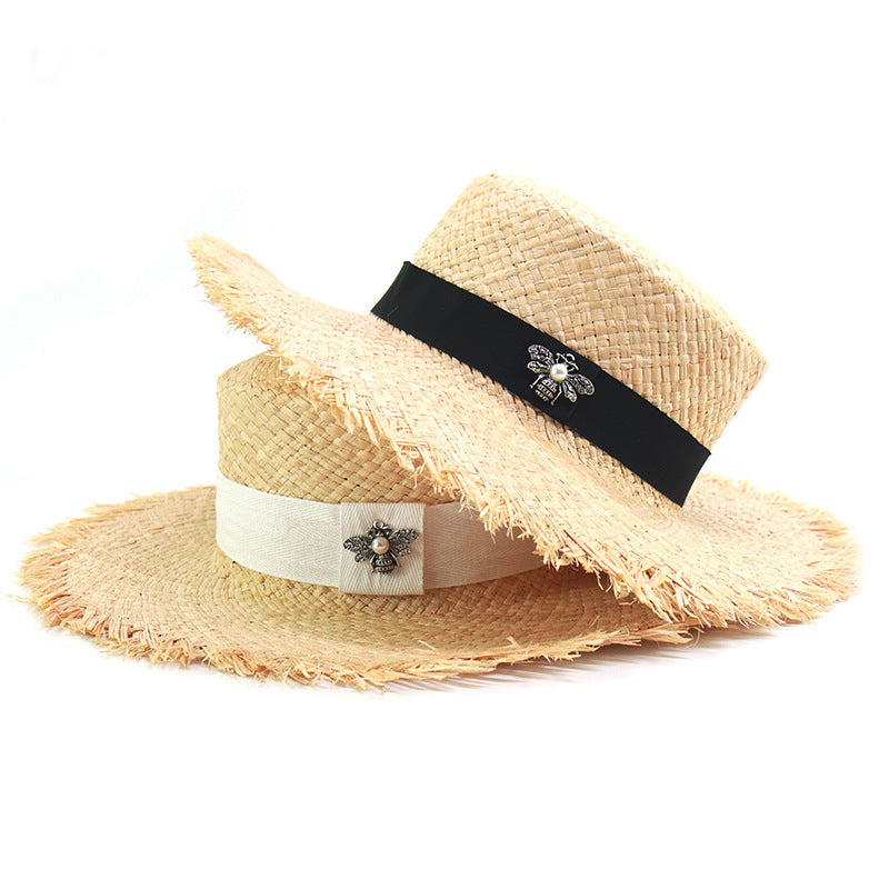 Lafite Grass Flat Top Straw Hat