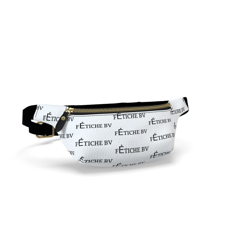 FÉTICHE BV White Signature Leather Fanny Pack