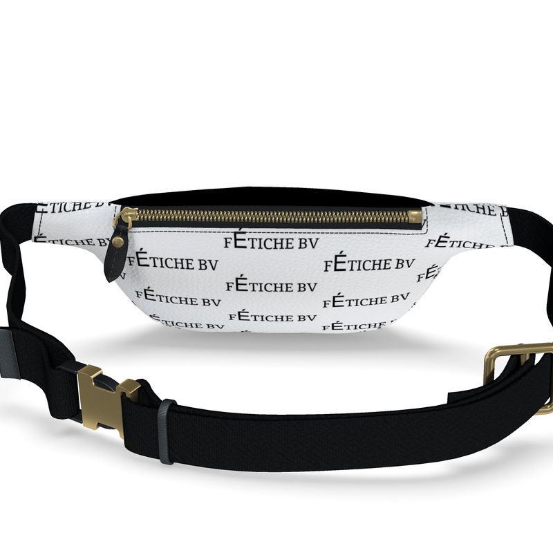 FÉTICHE BV White Signature Leather Fanny Pack