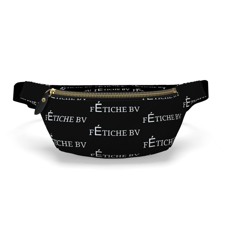 FÉTICHE BV  Black Signature Leather  Fanny Pack