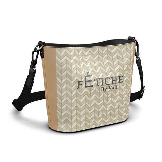 FÉTICHE BV Cache Luxe Leather Bucket Tote