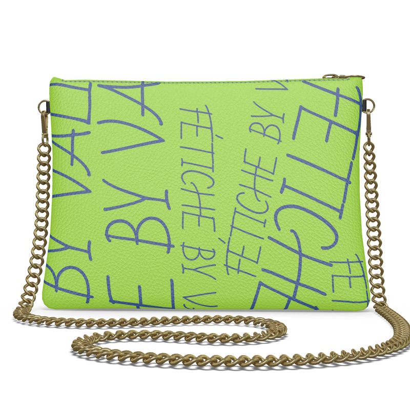 FÉTICHE BV  Go hard  Crossbody Chain Bag (Lime Green)